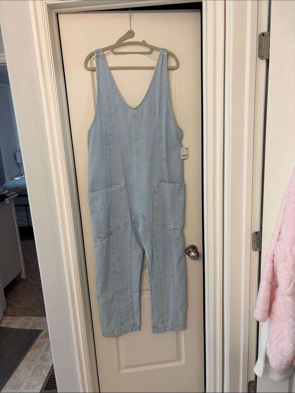 Free People Barrel Overalls